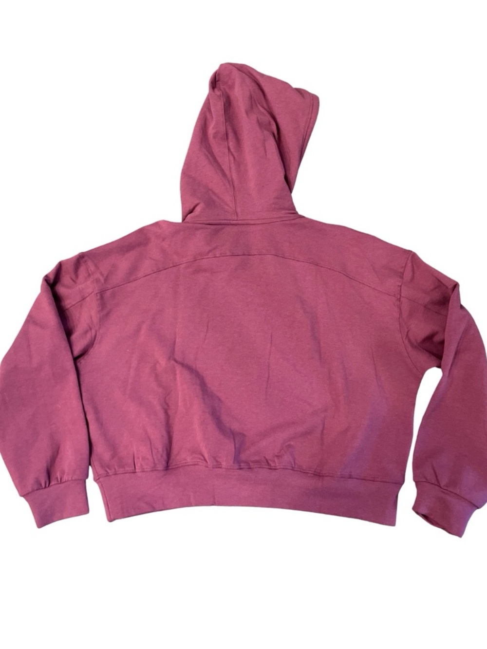 NWT Glyder Vintage Oversized Cropped Hoodie | Rouge | Size L - Picture 2 of 6